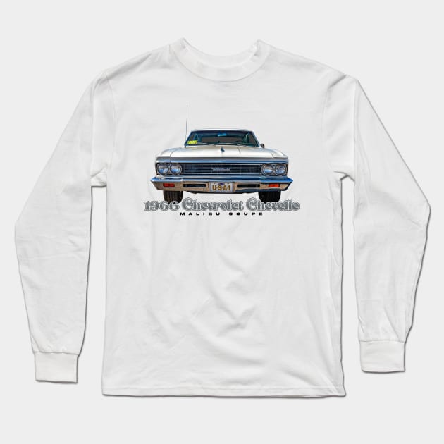 1966 Chevrolet Chevelle Malibu Coupe Long Sleeve T-Shirt by Gestalt Imagery